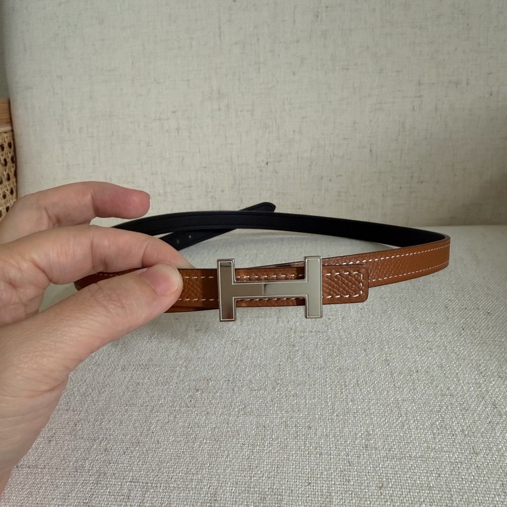 [reserved] Hermes belt in color gold and noir